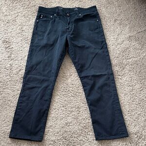 Adriano Goldschmied AG Dark Navy Blue The Everett Slim Straight Pants